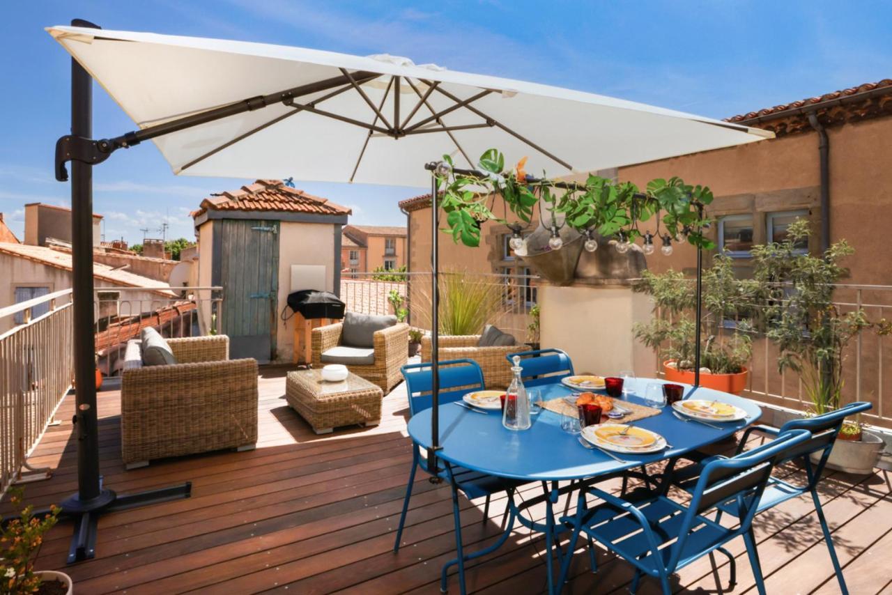 La Terrasse Tapaja Vue Conciergeriedamecarcas Apartment Carcassonne Exterior photo